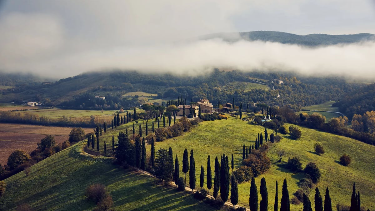 In the green heart of Italy