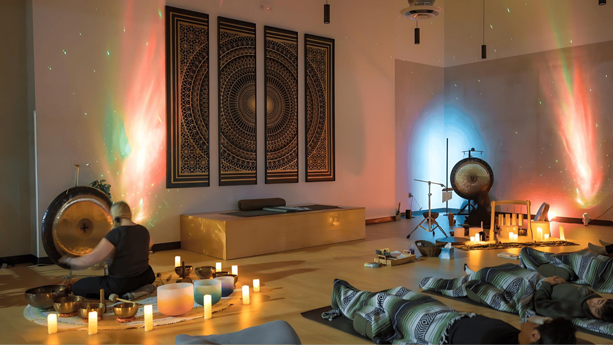 New Moon Sound Bath at Flow Yoga Georgetown in Cedar Park