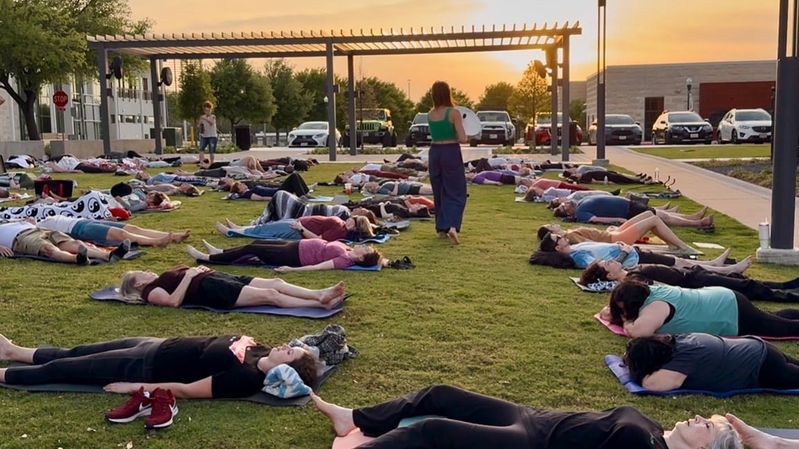 Free Yoga in the Park: Downtown Georgetown at Flow Yoga Georgetown in Cedar Park