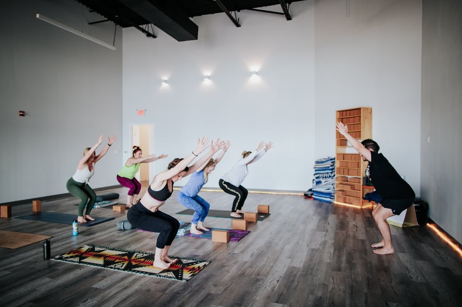 Free Community Class with Yoga Teacher Trainees at Flow Yoga North Loop in Anderson Austin