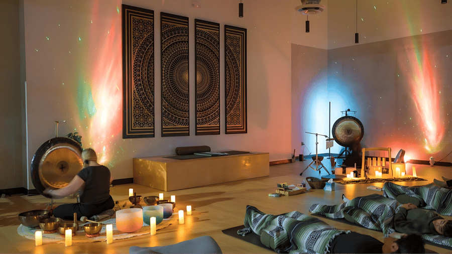 New Moon Sound Bath at Flow Yoga Georgetown in Cedar Park
