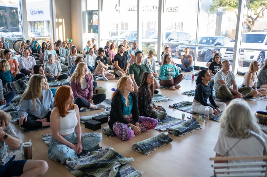 A Night of Peace & Gratitude: 2 Year Birthday Celebration! at Flow Yoga Georgetown in Cedar Park